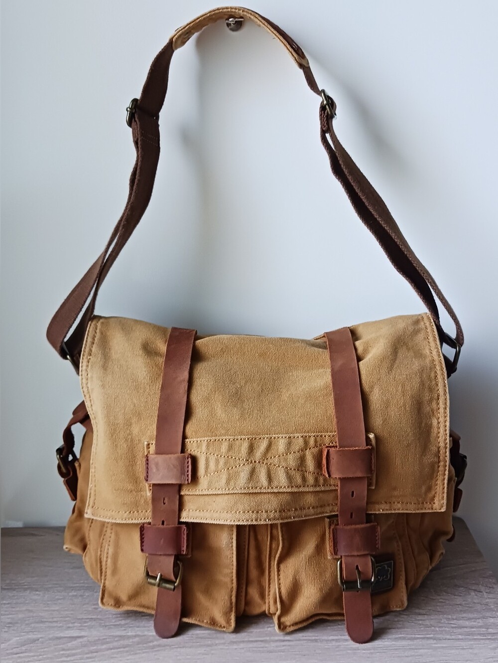🌷 S.C. Cotton Messenger Shoulder Bag